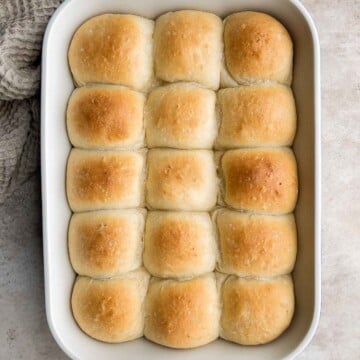 Potato Dinner Rolls are soft, light, and fluffy. These quick and easy dinner rolls are loaded with leftover mashed potatoes and simple pantry staples. | aheadofthyme.com