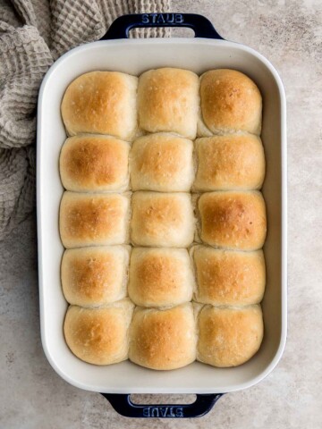 Potato Dinner Rolls are soft, light, and fluffy. These quick and easy dinner rolls are loaded with leftover mashed potatoes and simple pantry staples. | aheadofthyme.com