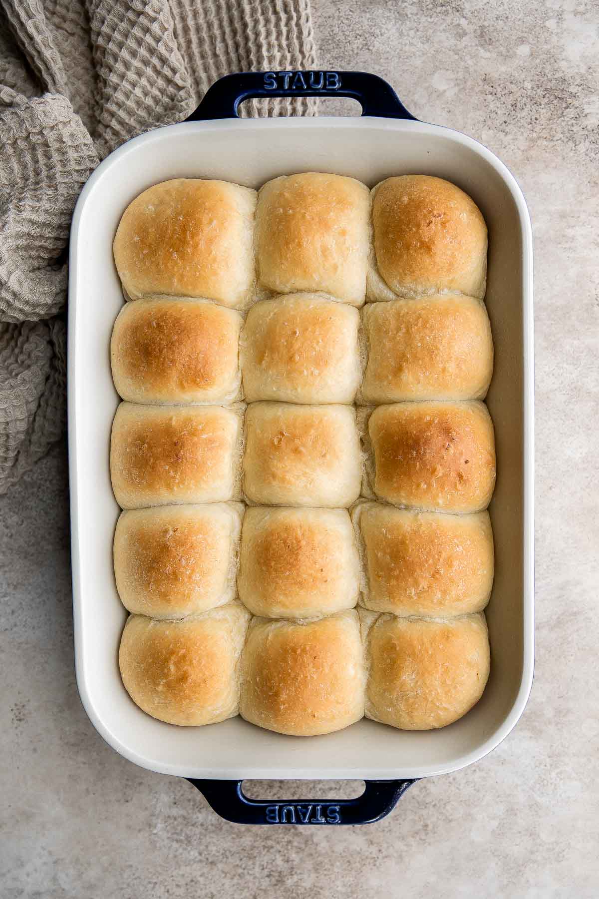 Potato Dinner Rolls are soft, light, and fluffy. These quick and easy dinner rolls are loaded with leftover mashed potatoes and simple pantry staples. | aheadofthyme.com