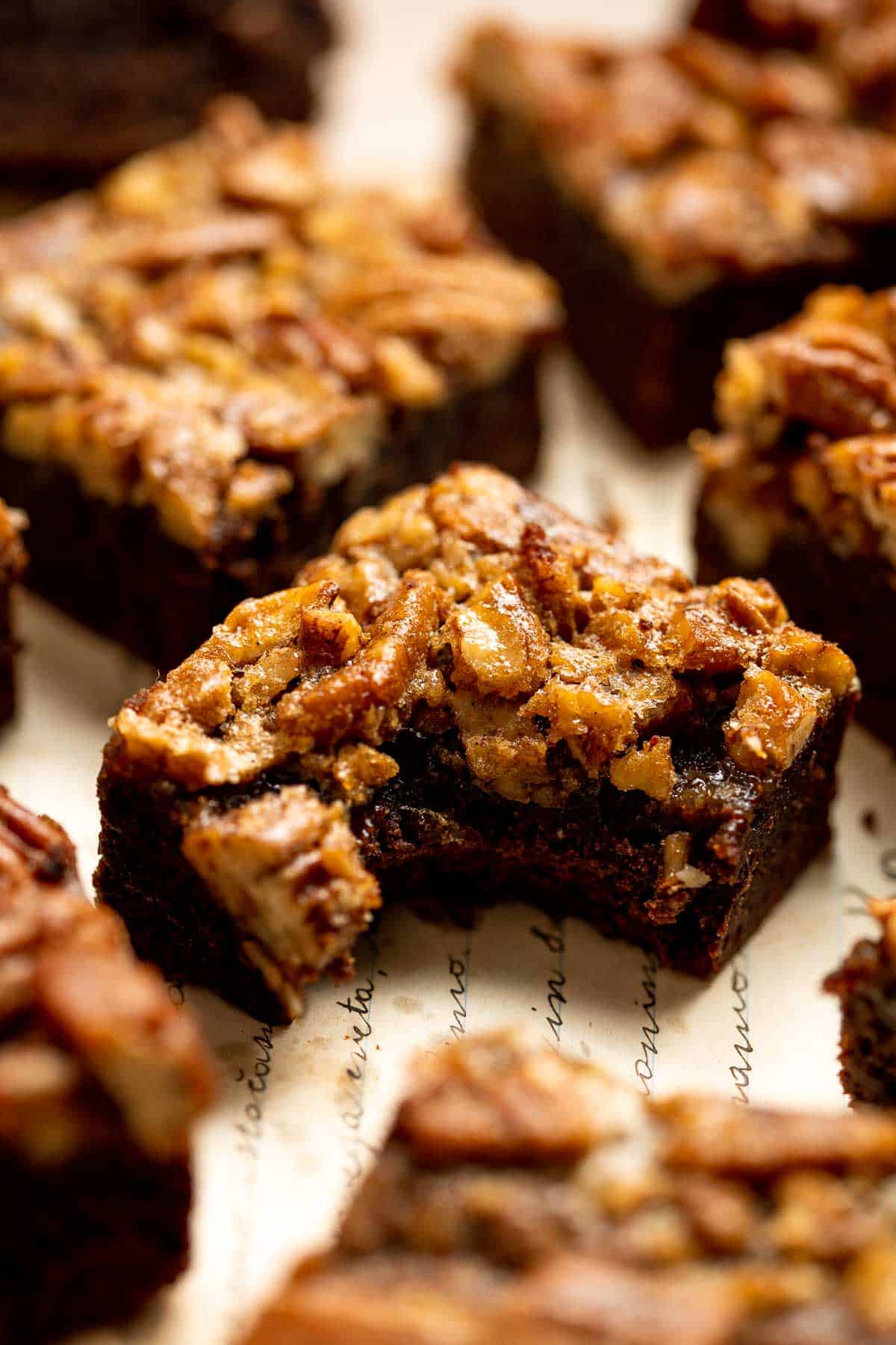 Why make pie or brownies when you can have them both at once? These Pecan Pie Brownies are the perfect fall treat for any occasion — rich, sweet, indulgent. | aheadofthyme.com