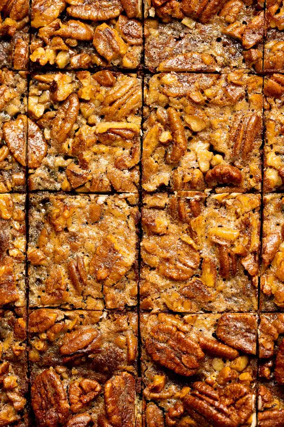 Why make pie or brownies when you can have them both at once? These Pecan Pie Brownies are the perfect fall treat for any occasion — rich, sweet, indulgent. | aheadofthyme.com