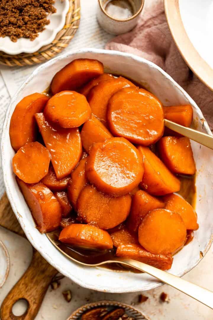 Candied Yams Ahead of Thyme