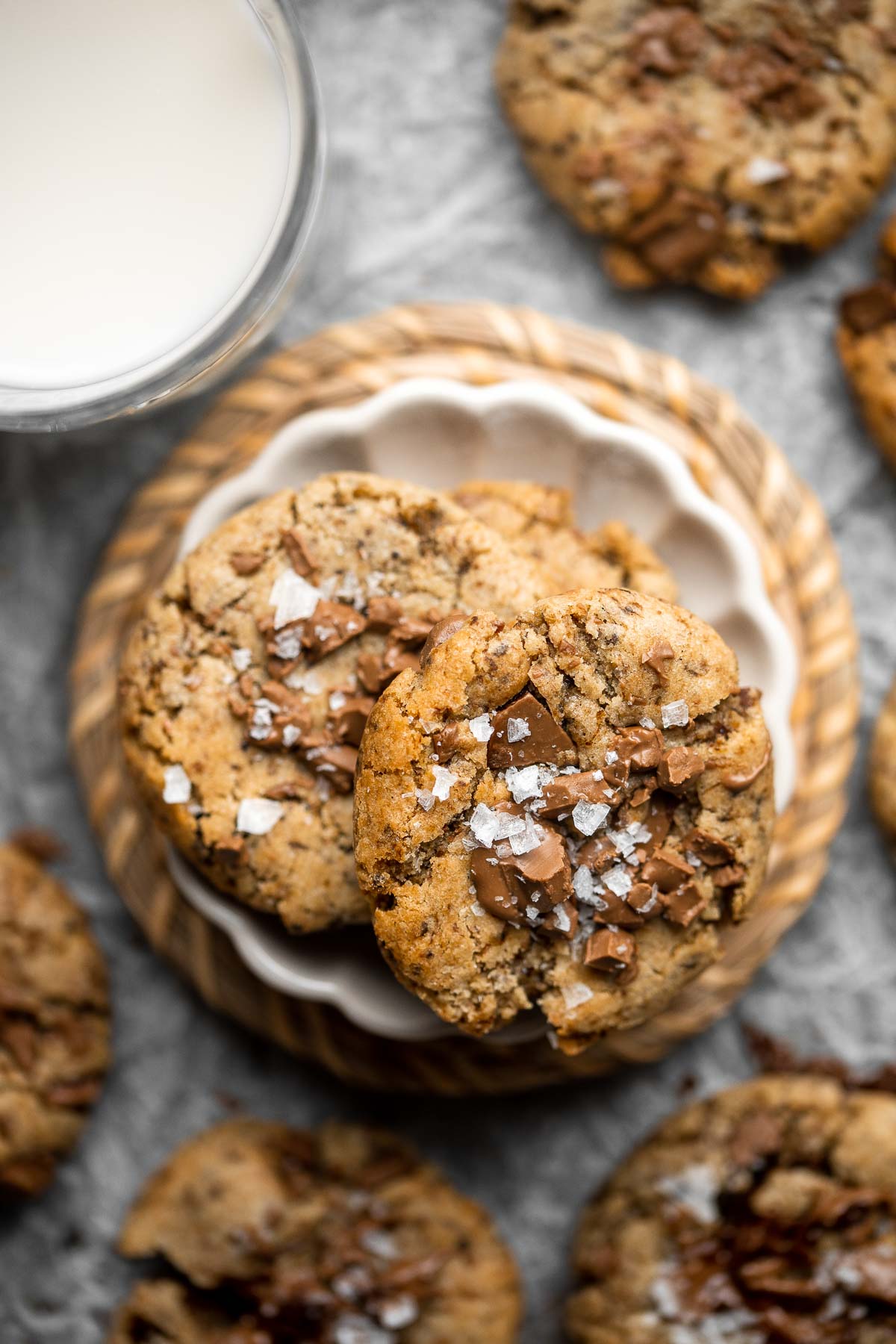 Coffee Cookies are soft and chewy, loaded with real coffee and chocolate chunks. This quick easy one bowl recipe takes under 20 minutes to make. | aheadofthyme.com