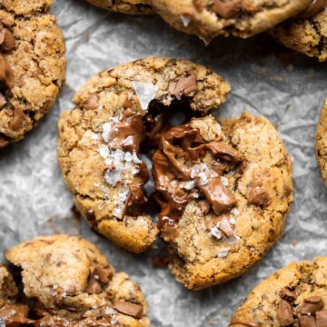 Coffee Cookies are soft and chewy, loaded with real coffee and chocolate chunks. This quick easy one bowl recipe takes under 20 minutes to make. | aheadofthyme.com