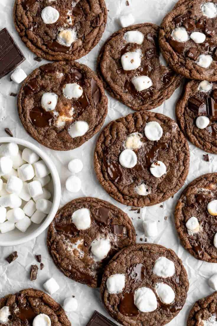 Hot Chocolate Cookies Ahead of Thyme