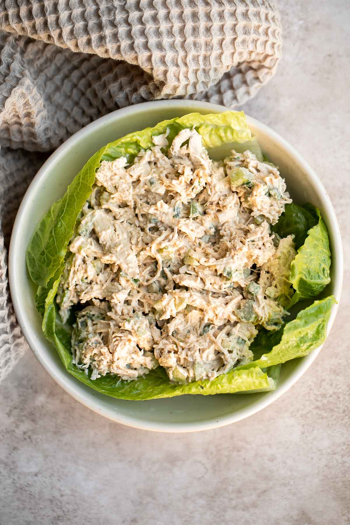 This Leftover Turkey Salad is a creamy and filling salad that is quick and easy to make — and your new go-to recipe for using Thanksgiving leftovers! | aheadofthyme.com