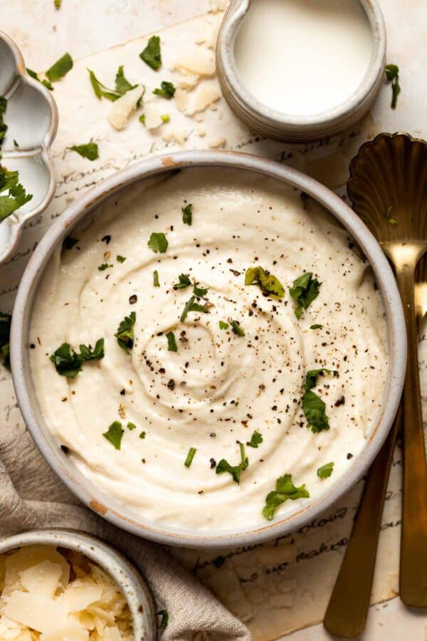 Mashed Cauliflower Ahead of Thyme