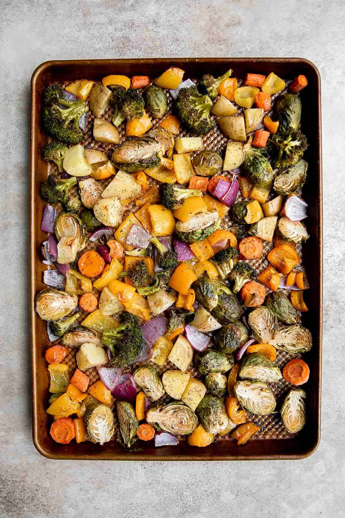 Oven Roasted Vegetables Ahead of Thyme