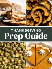 A complete Thanksgiving Dinner Prep Guide with a week-by-week timeline, tips on how to host Thanksgiving, Thanksgiving recipes, and free checklists. | aheadofthyme.com