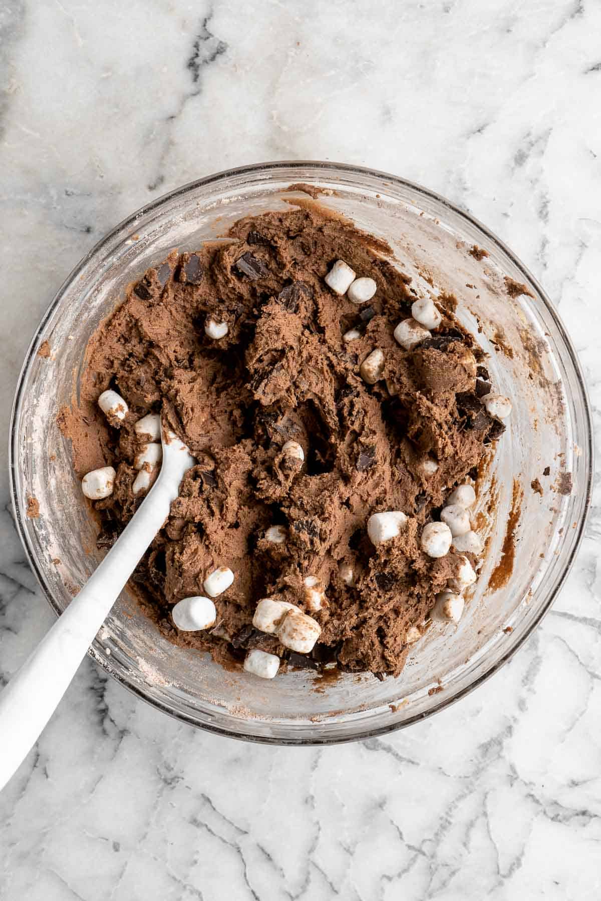 Hot Chocolate Cookies are soft and chewy, loaded with classic hot cocoa ingredients, and is so easy to make in just 20 minutes (no chilling required!). | aheadofthyme.com