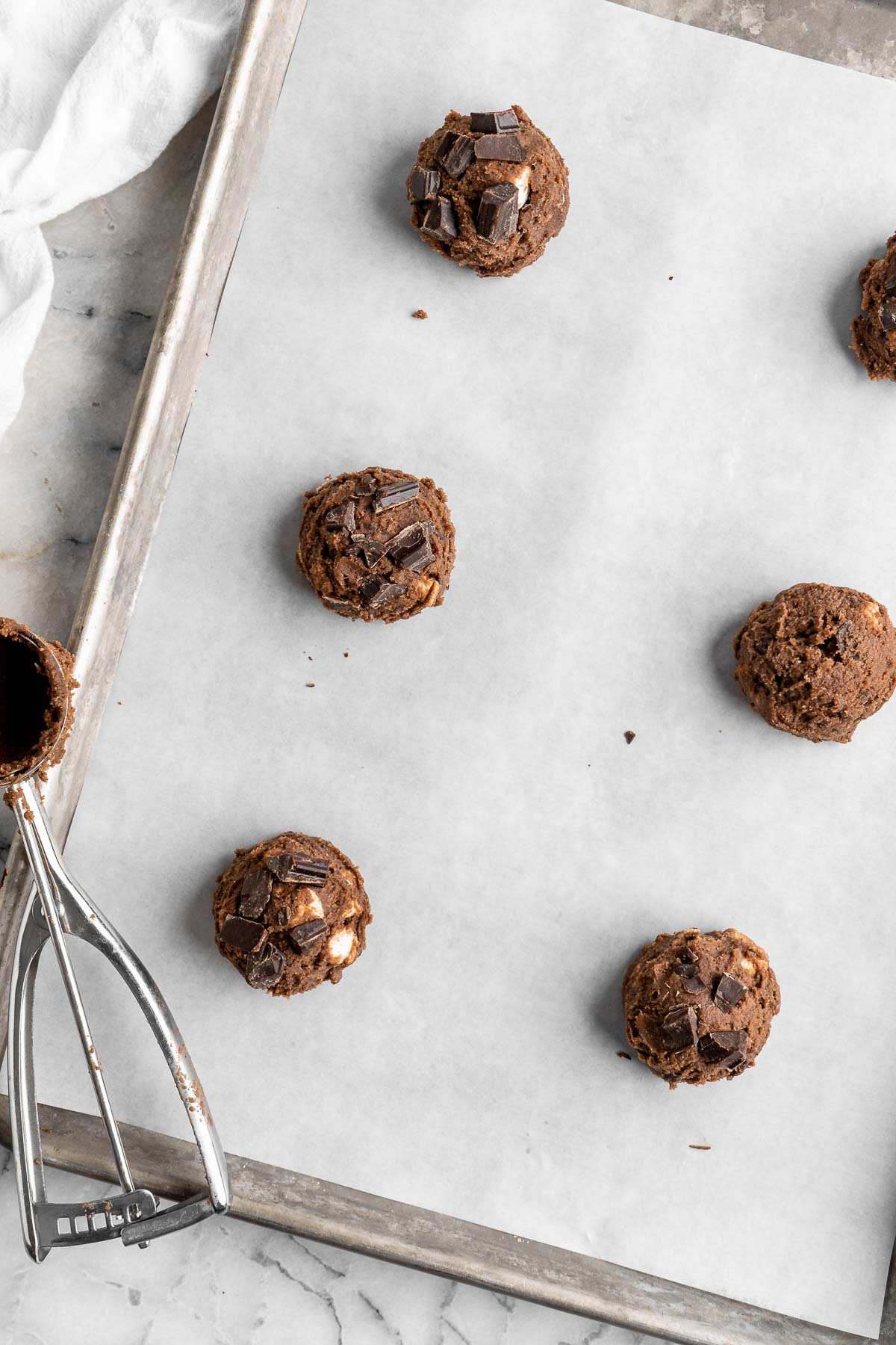 Hot Chocolate Cookies are soft and chewy, loaded with classic hot cocoa ingredients, and is so easy to make in just 20 minutes (no chilling required!). | aheadofthyme.com