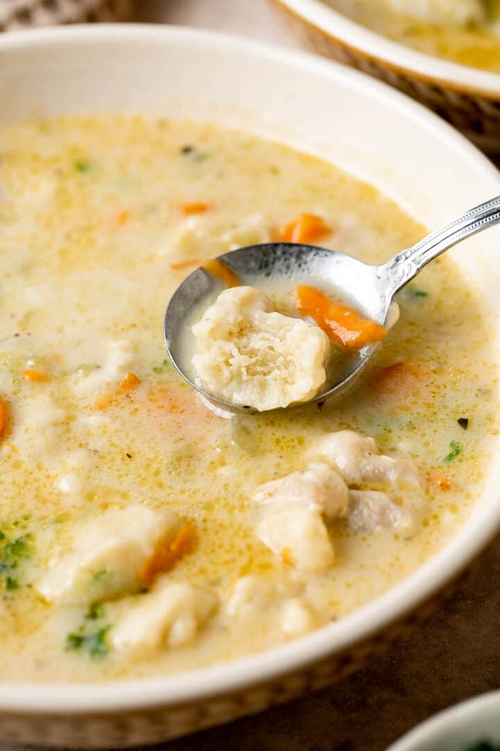 Chicken and Dumplings Ahead of Thyme