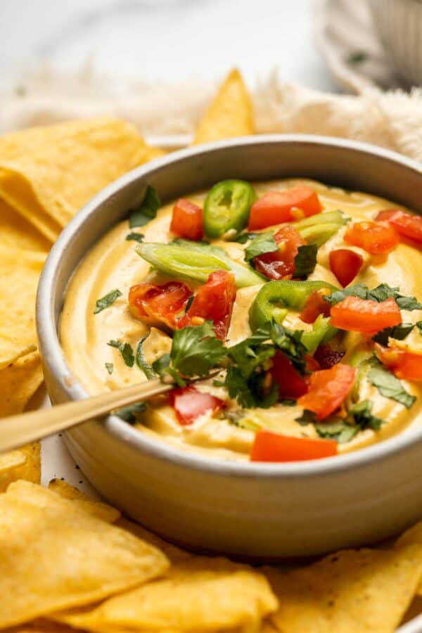 Vegan Queso Ahead of Thyme