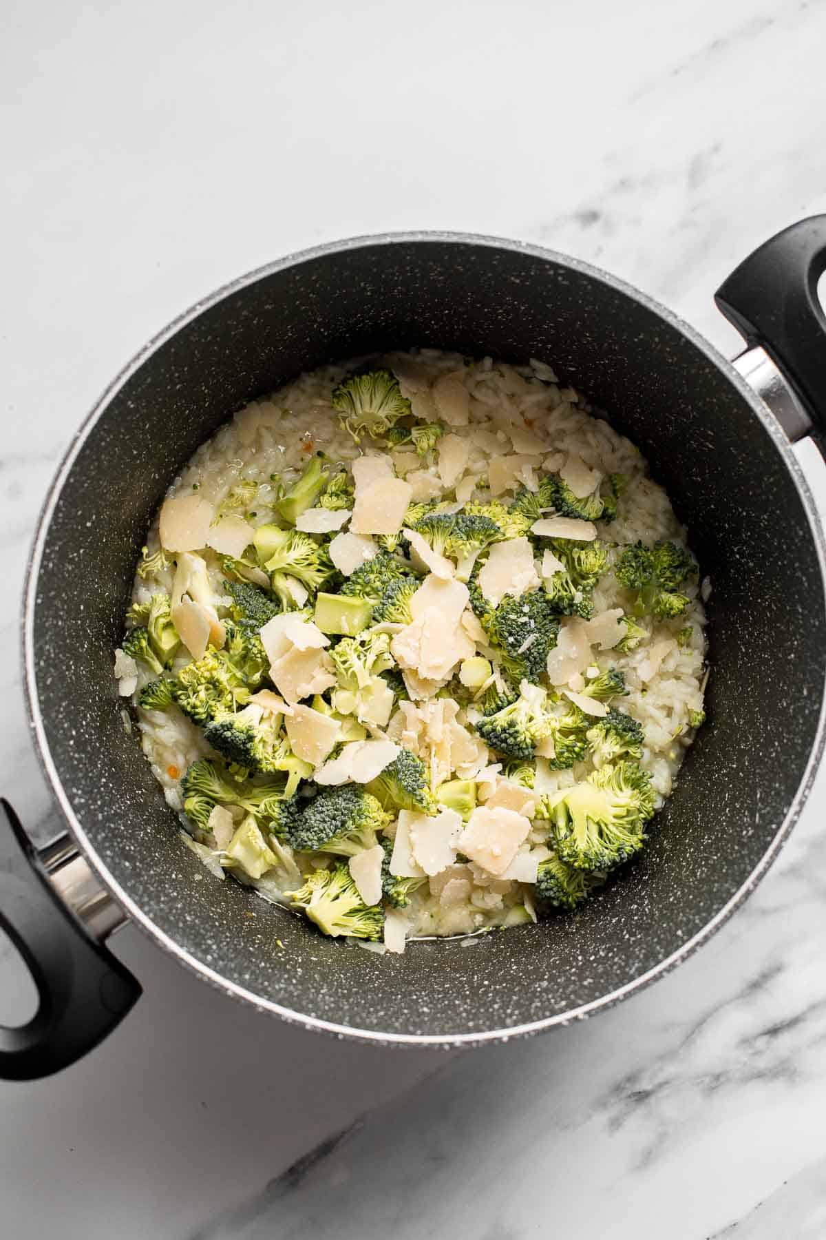 Broccoli Rice is the perfect side dish: creamy, cheesy, healthy, and filling. Plus, it’s quick and easy and all made in one pot in just over 30 minutes. | aheadofthyme.com