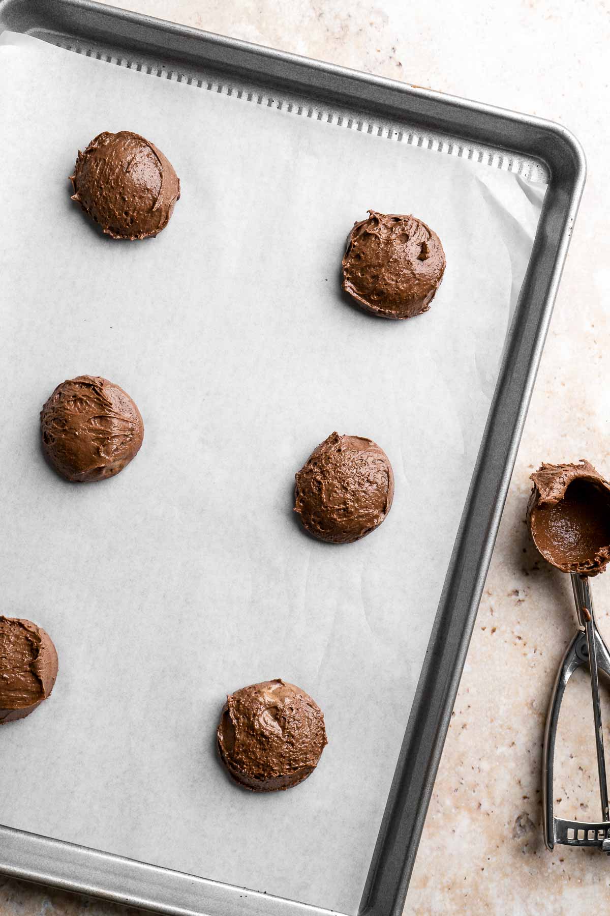 Brownie Cookies are the perfect combination of rich, chocolatey brownies and chewy, gooey cookies. Quick and easy to make with no chilling required. | aheadofthyme.com