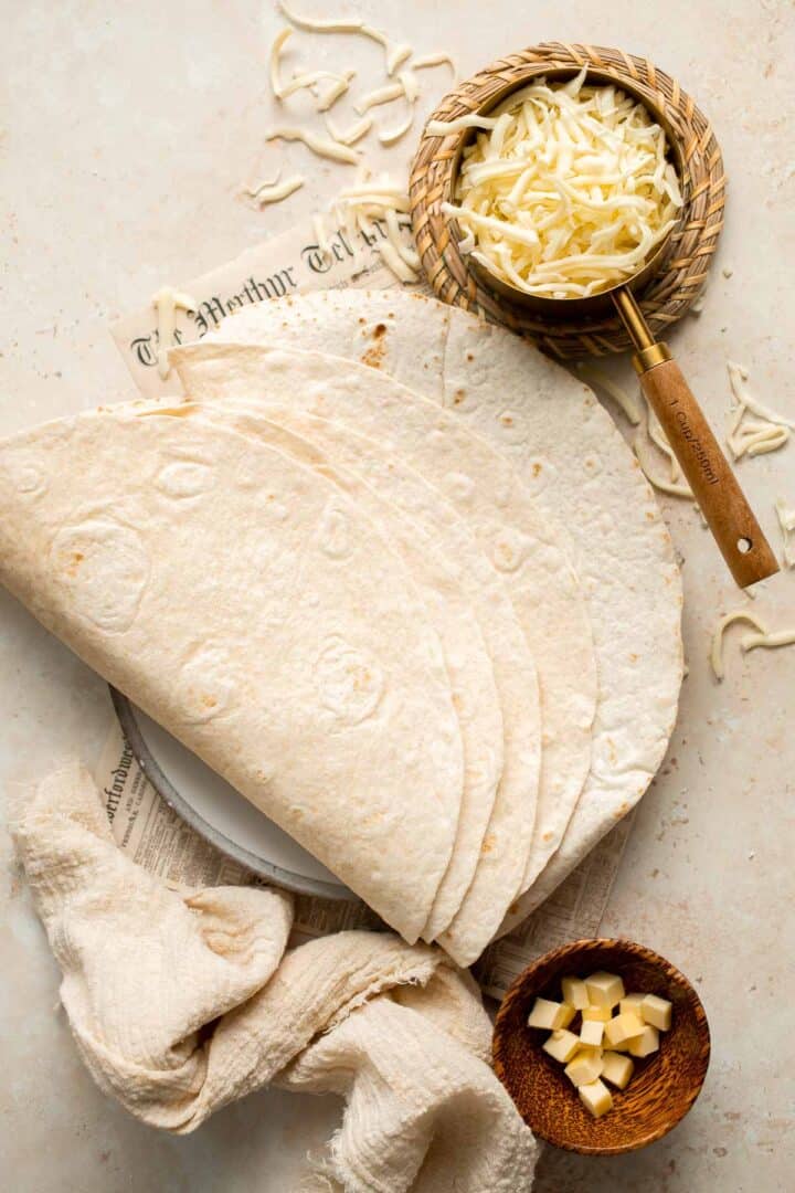 Cheese Quesadilla - Ahead of Thyme