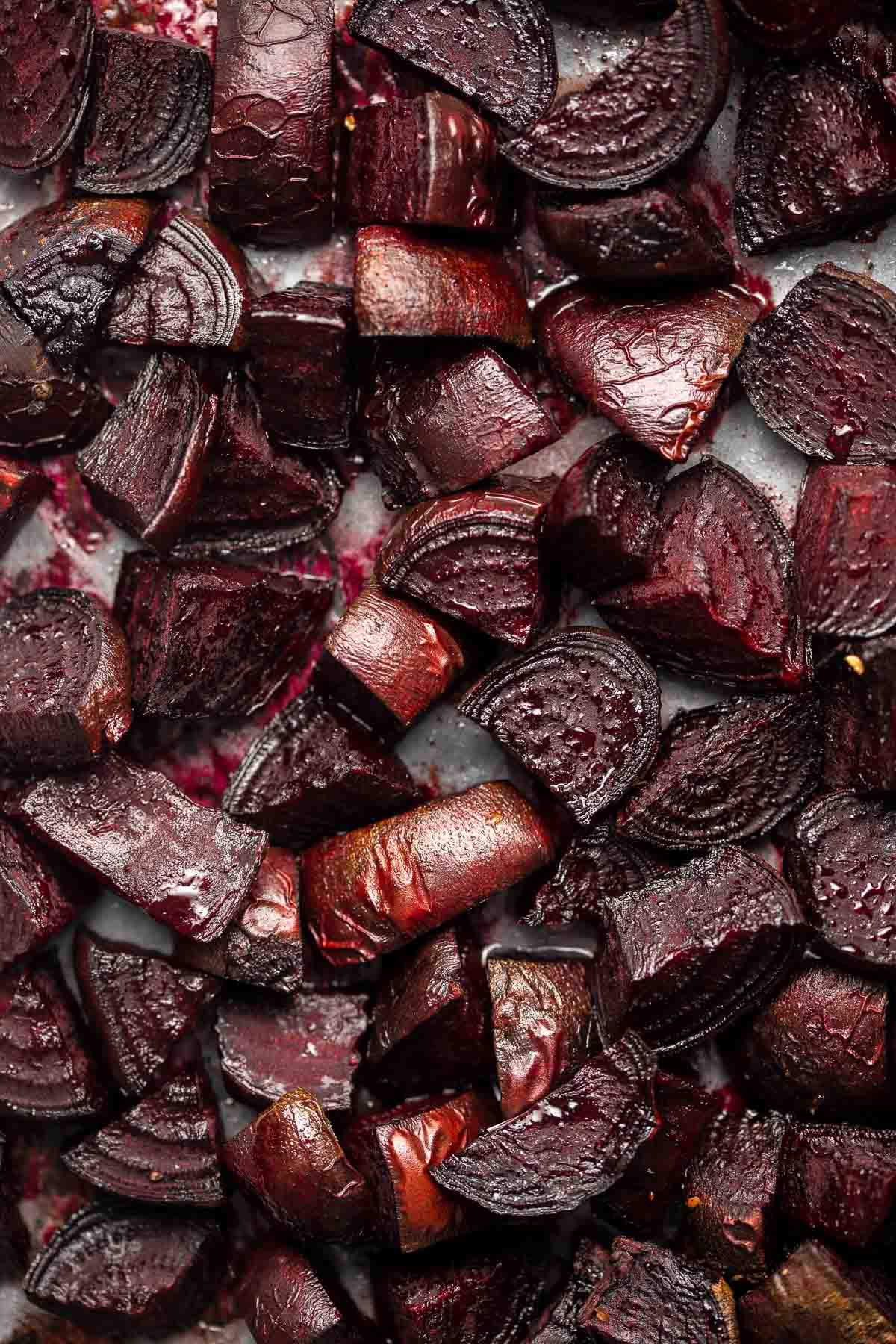 Roasted Beets are a healthy and nutritious side dish that is easy to make and bursting with flavor. Made with just 4 ingredients and few simple steps! | aheadofthyme.com