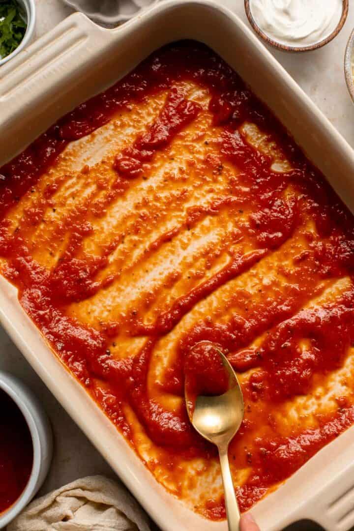 Vegetarian Enchiladas Ahead of Thyme