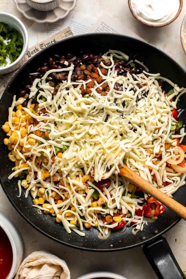 Vegetarian Enchiladas Ahead of Thyme