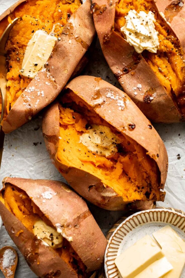 Baked Sweet Potato - Ahead of Thyme