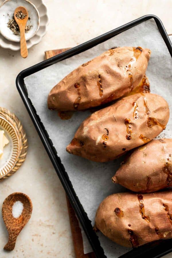 Baked Sweet Potato - Ahead of Thyme