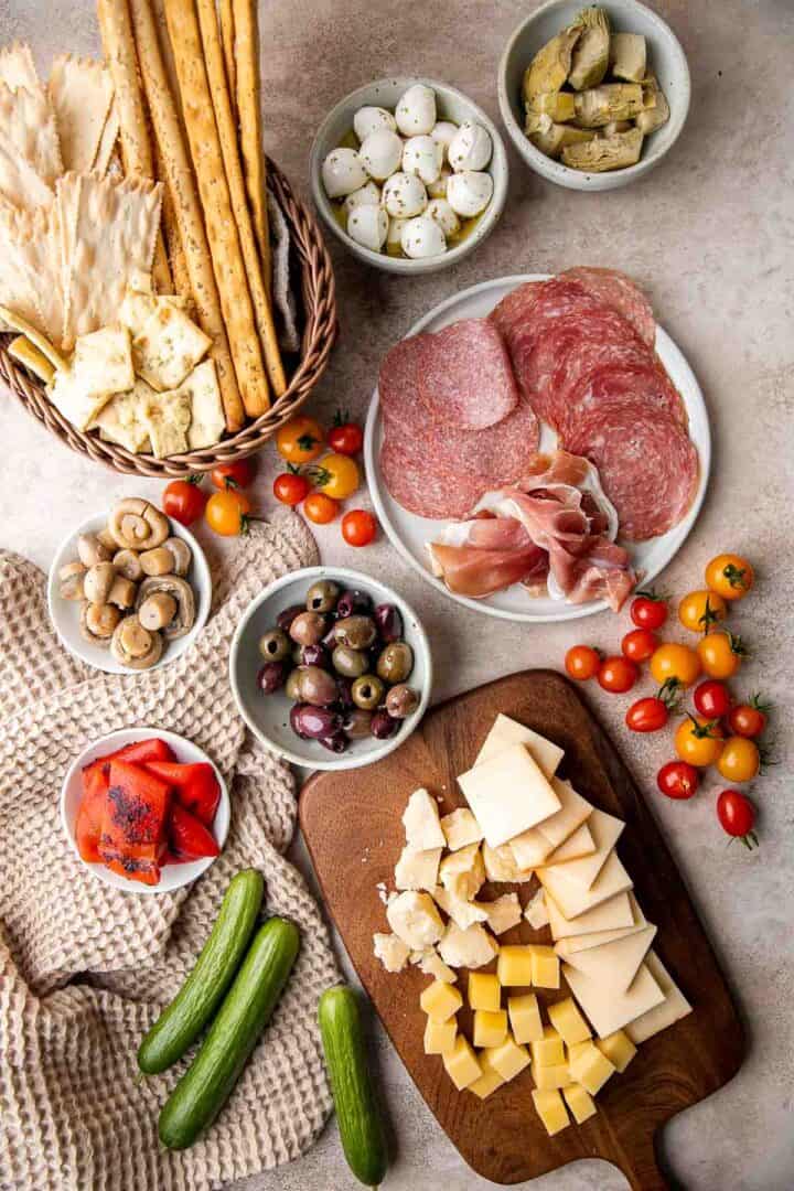 Antipasto Platter Ahead of Thyme