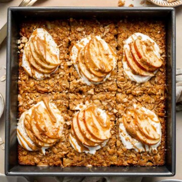 Cinnamon Apple Baked Oatmeal is a delicious, filling make-ahead breakfast for fall — loaded with chewy oats, tender apples, crunchy walnuts, and cinnamon. | aheadofthyme.com