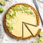 Perfectly creamy and tart with a buttery graham cracker crust, this easy Key Lime Pie is a classic for a reason. You won't need another pie recipe again! | aheadofthyme.com