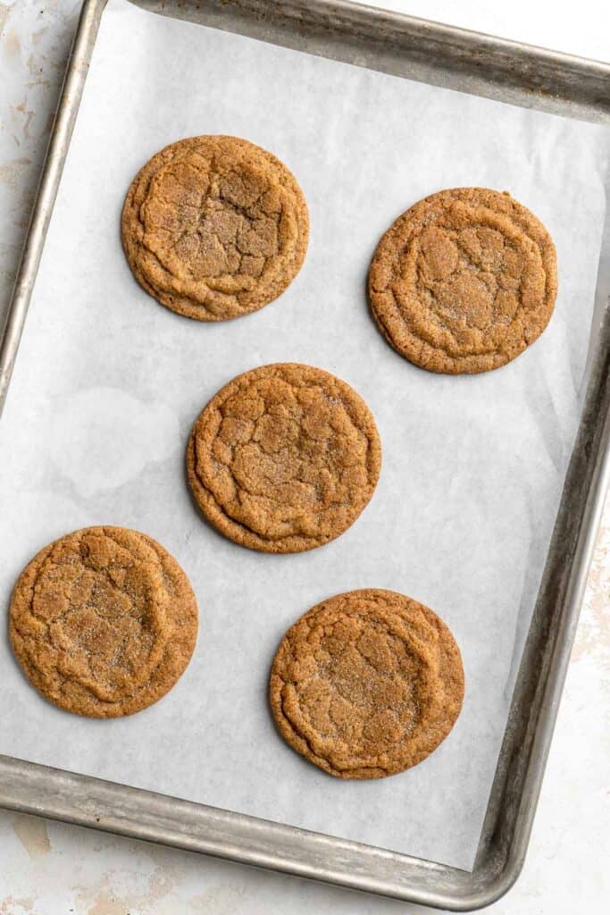 Soft and chewy Chai Cookies are loaded with warm chai spices and topped with drizzle of a sweet chai glaze. Quick and easy to make with no chill time! | aheadofthyme.com