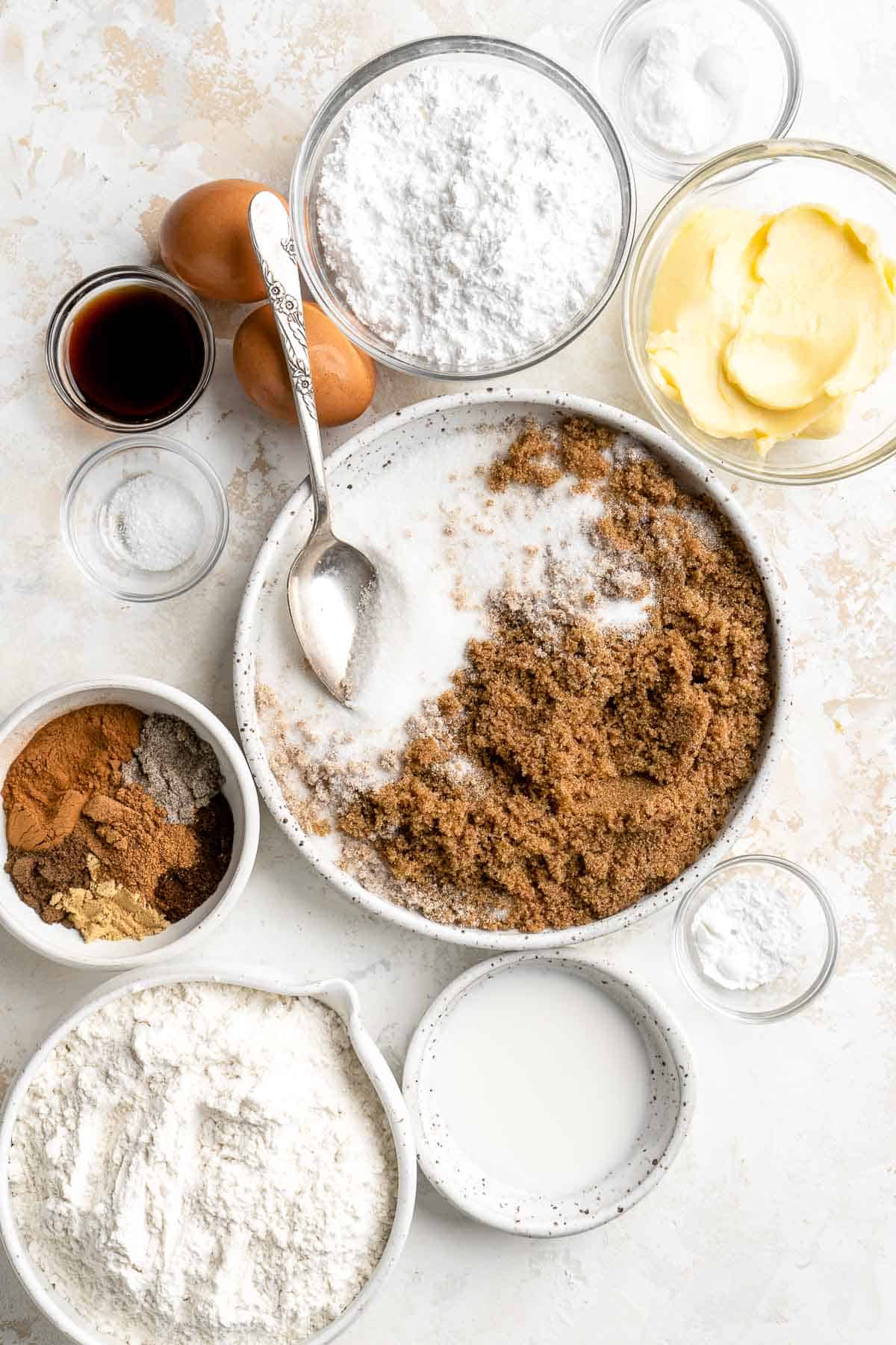 Soft and chewy Chai Cookies are loaded with warm chai spices and topped with drizzle of a sweet chai glaze. Quick and easy to make with no chill time! | aheadofthyme.com