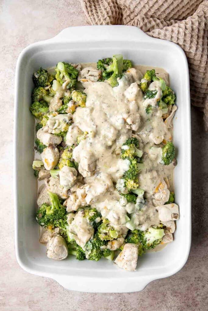 Chicken Divan is a deliciously creamy casserole made with tender chicken and cheesy broccoli, baked with breadcrumbs. It's warm and cozy comfort food. | aheadofthyme.com