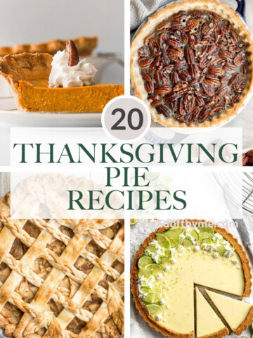 Over 20 Best Thanksgiving Pie Recipes including pumpkin pie, pecan pie, cream pies, and more to serve after an an epic holiday dinner. | aheadofthyme.com