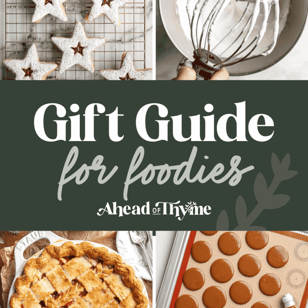 Discover the best gifts for foodies in 2025, from budget-friendly kitchen tools to splurge-worthy cookware, perfect for every home cook this holiday season. | aheadofthyme.com