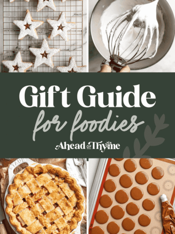 Discover the best gifts for foodies in 2025, from budget-friendly kitchen tools to splurge-worthy cookware, perfect for every home cook this holiday season. | aheadofthyme.com