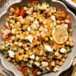 Full of bright flavors and the most delicious balsamic vinaigrette, this Mediterranean Chickpea Salad is the ultimate fresh and healthy salad. | aheadofthyme.com