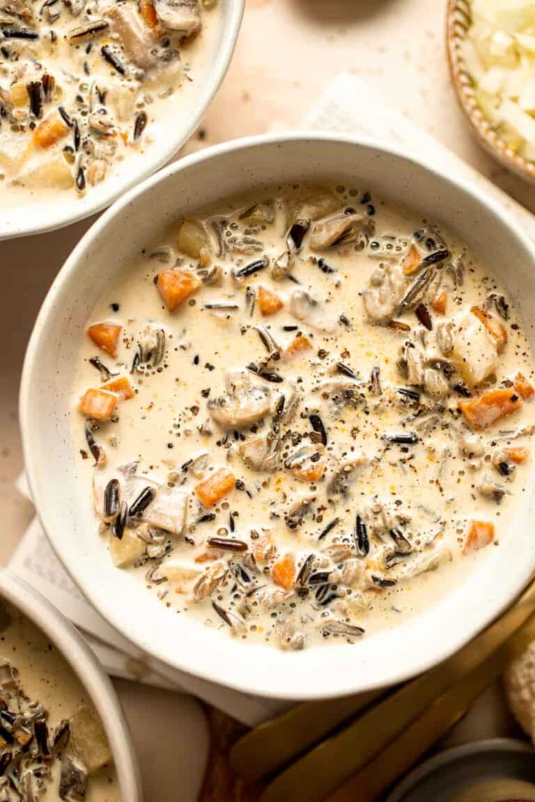 Creamy Wild Rice Soup Ahead of Thyme