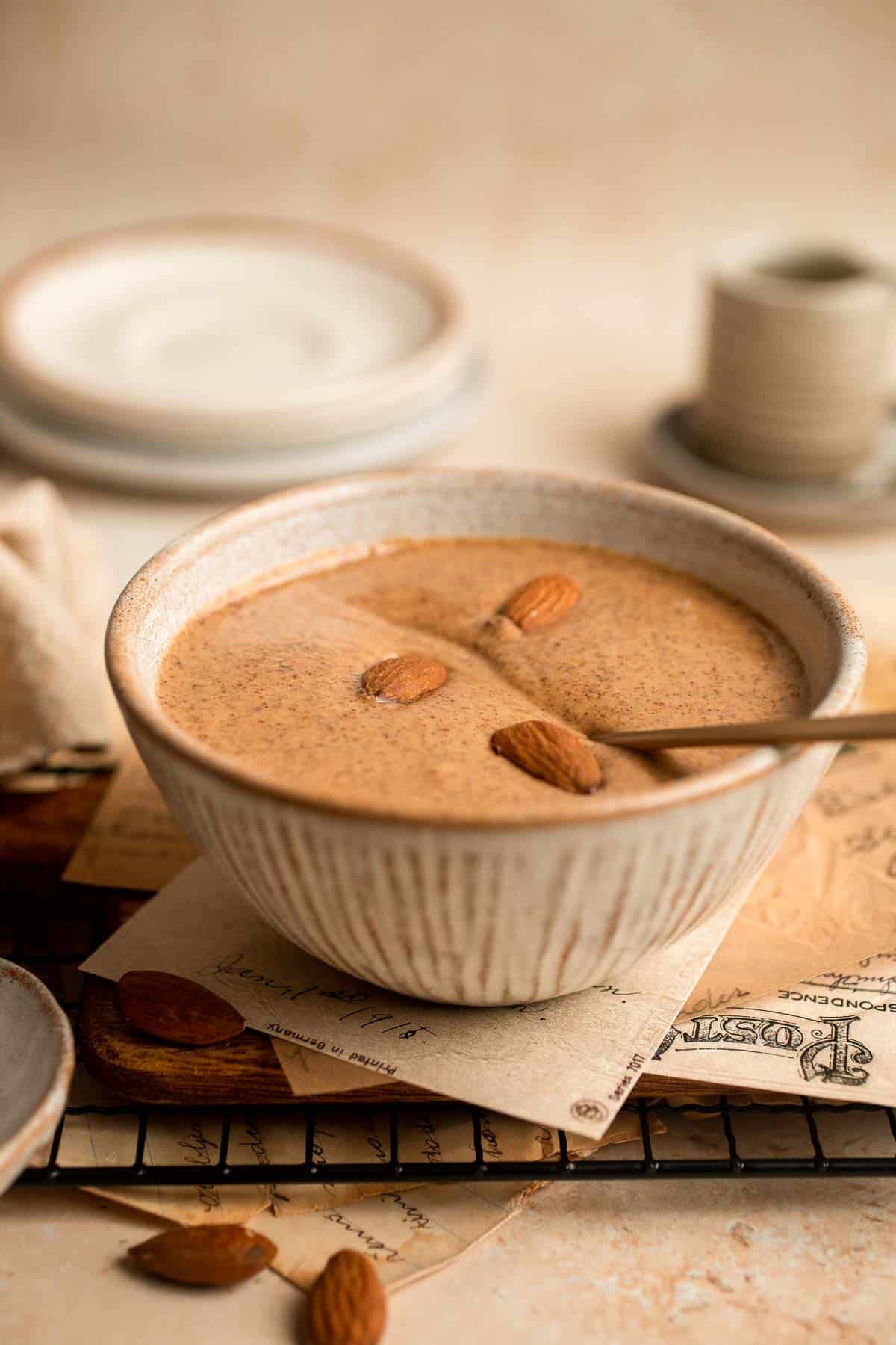 Skip the store-bought stuff and make this delicious Homemade Almond Butter with just one simple ingredient. It's so much easier than you'd expect! | aheadofthyme.com