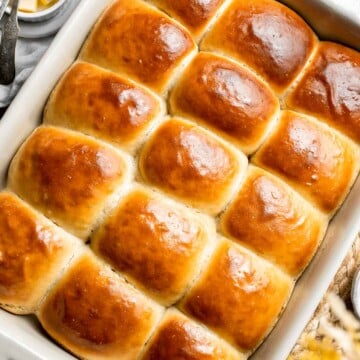 Homemade Yeast Rolls are exceptionally soft, buttery, and fluffy with the perfect bite. They are surprisingly easy to make from scratch than you'd expect! | aheadofthyme.com