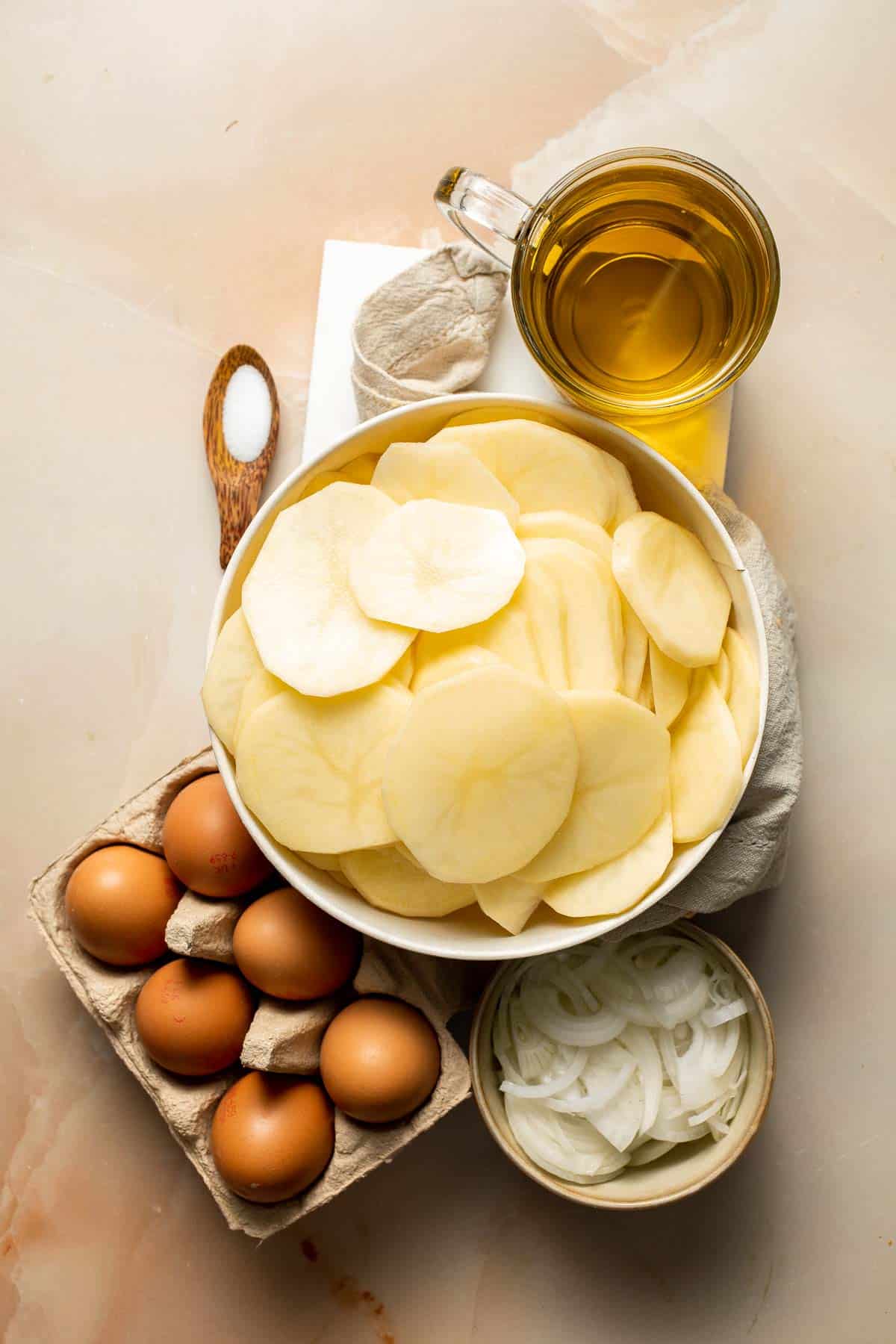 This traditional Spanish Tortilla, also known as tortilla española or tortilla de patatas, is a popular egg and potato dish served across Spain. | aheadofthyme.com