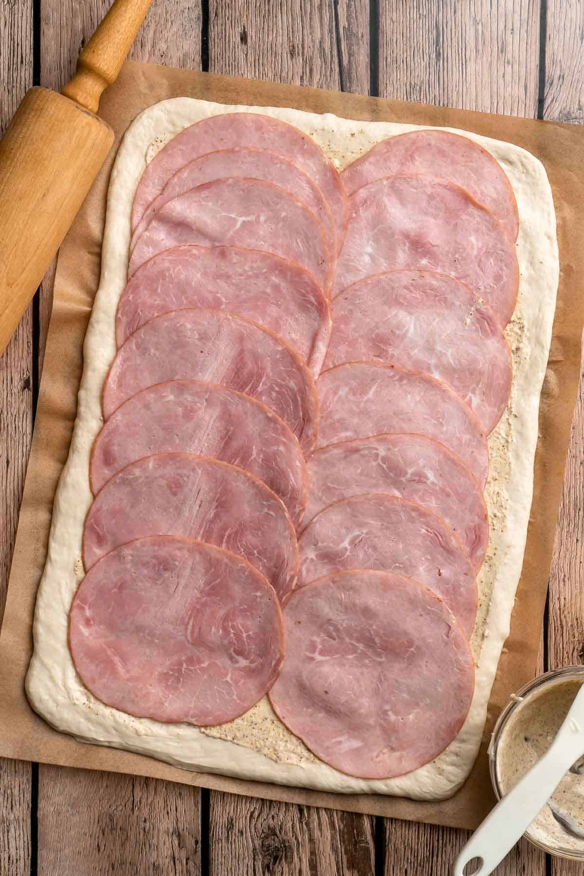 Ham and Cheese Pinwheels Ahead of Thyme