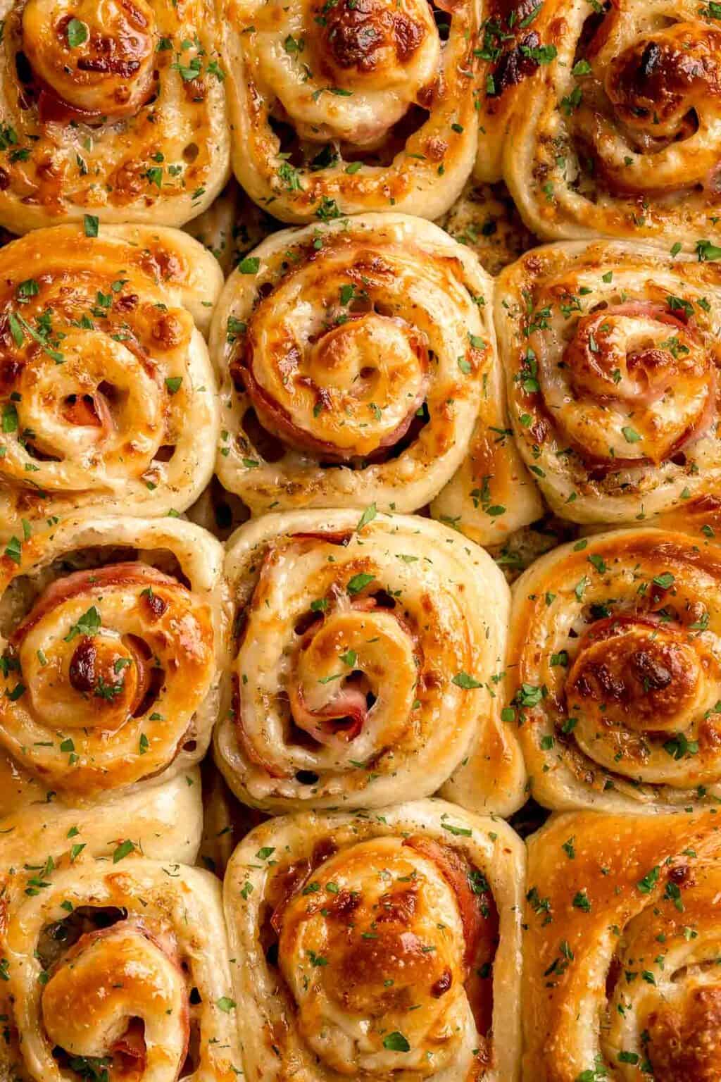 Ham And Cheese Pinwheels Ahead Of Thyme