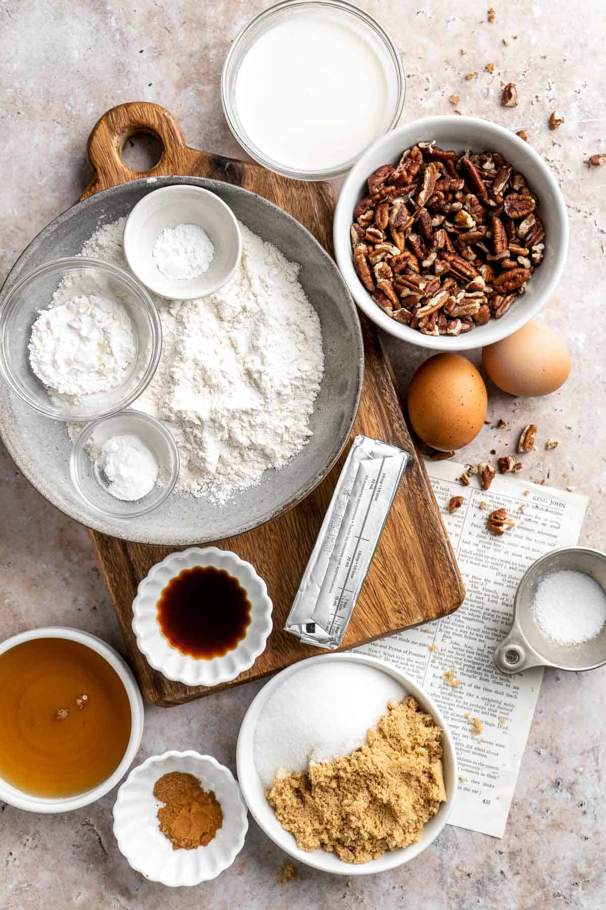 Pecan Pie Cookies have a buttery, chewy cookie base with a dollop of homemade pecan pie filling in the center of each one. They taste just like the classic! | aheadofthyme.com