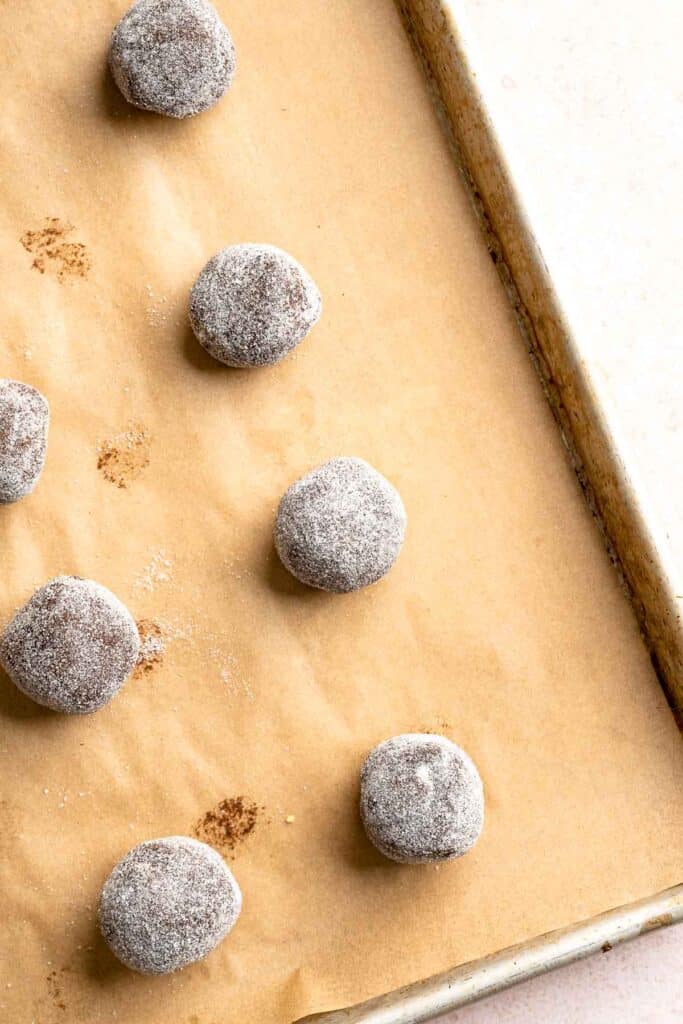 Chocolate Ginger Cookies bring together the richness of chocolate with the warmth of ginger. They are soft and chewy and stay soft for days! | aheadofthyme.com