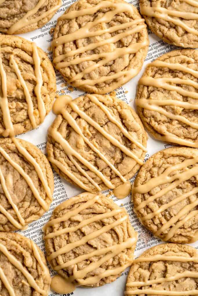 Soft, buttery and, chewy, these sweet Maple Cookies (made with real maple syrup) are quick and easy to make with no chilling required! | aheadofthyme.com