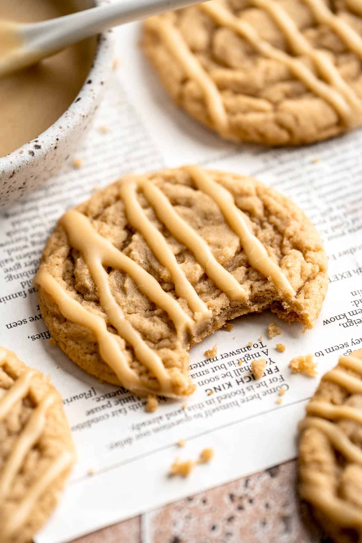 Soft, buttery and, chewy, these sweet Maple Cookies (made with real maple syrup) are quick and easy to make with no chilling required! | aheadofthyme.com