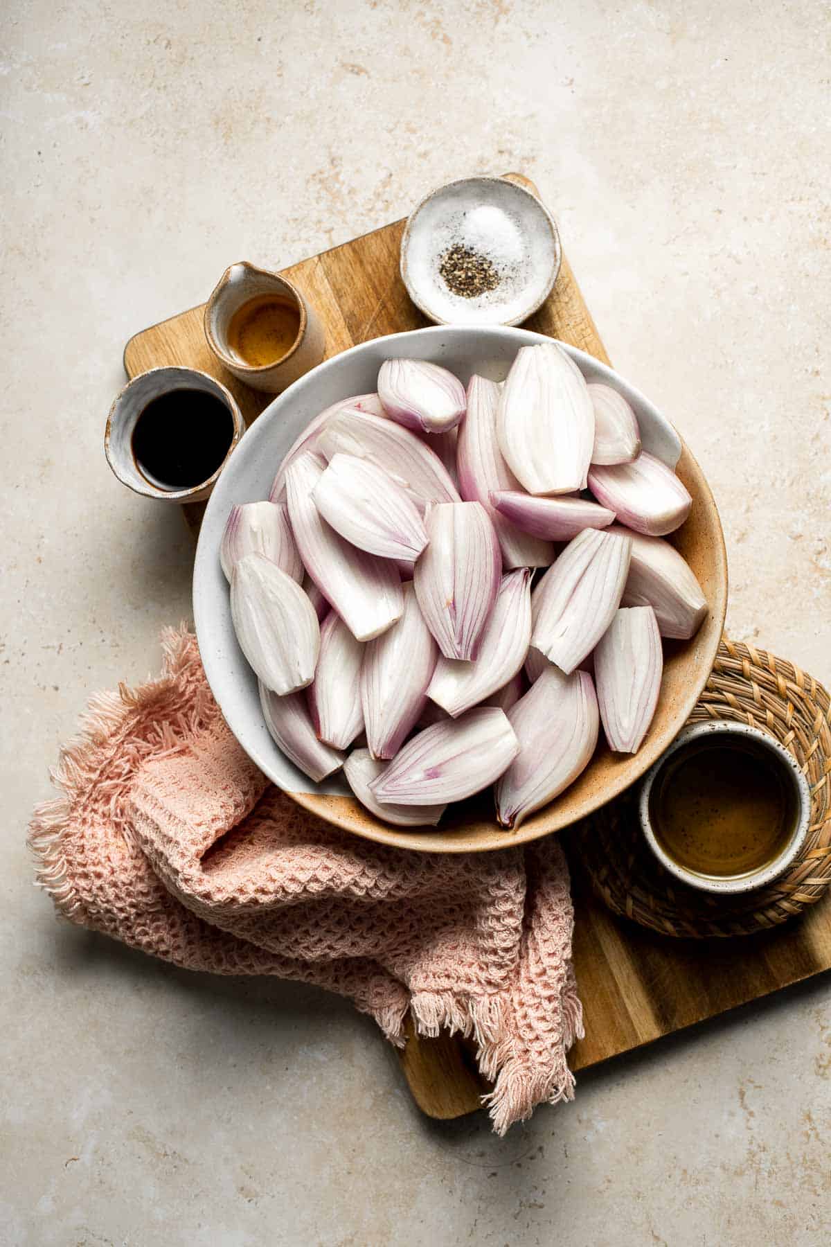 Roasted Shallots are a rich, caramelized side dish with a hint of sweetness and a kick from tangy balsamic vinegar. Ready in just 30 minutes! | aheadofthyme.com