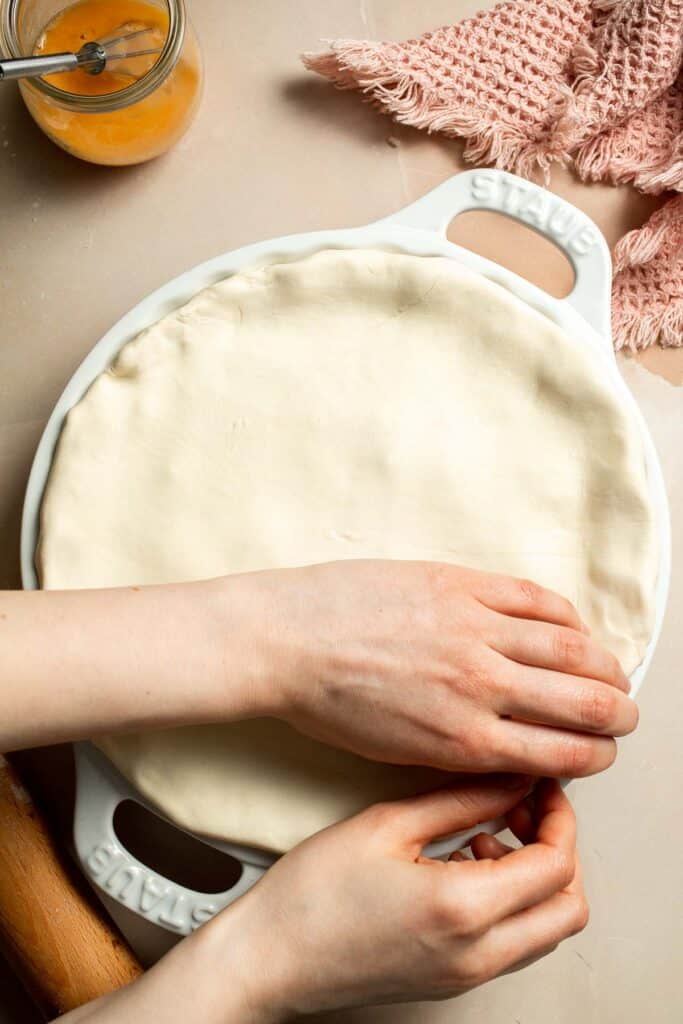 Vegetarian Pot Pie is truly the ultimate comfort food. The creamy filling is loaded with tender veggies, all wrapped in a buttery, flaky puff pastry crust. | aheadofthyme.com