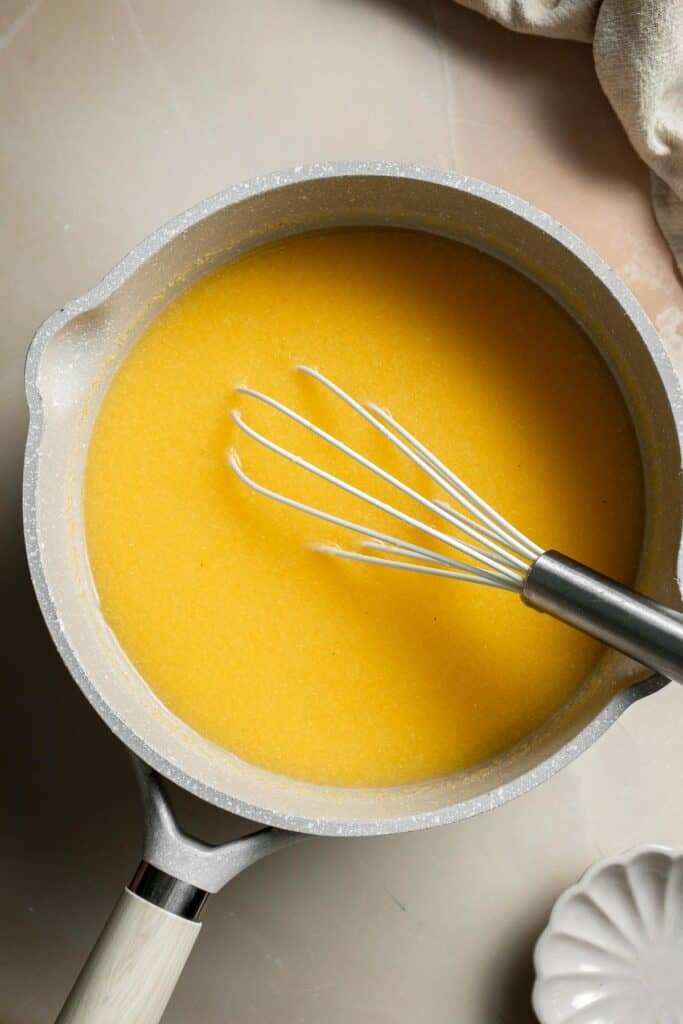 Creamy Polenta is simple, warm, and comforting side dish, made with a handful of simple ingredients and about 30 minutes of time. It's gluten-free too! | aheadofthyme.com