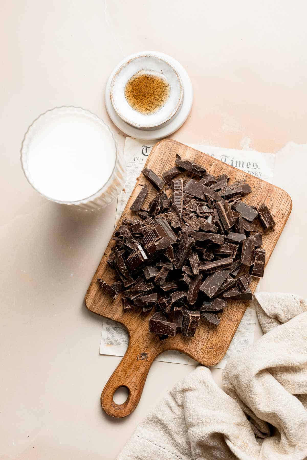 Homemade Hot Chocolate is made with actual chocolate, melted into milk, and whisked until smooth and creamy. No more prepackaged mixes! | aheadofthyme.com