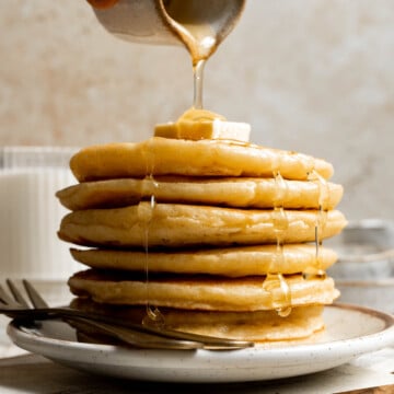 Ricotta Pancakes have dreamy, fluffy texture on the inside with perfectly crispy edges on the outside thanks to fresh ricotta. Ready in just 15 minutes! | aheadofthyme.com